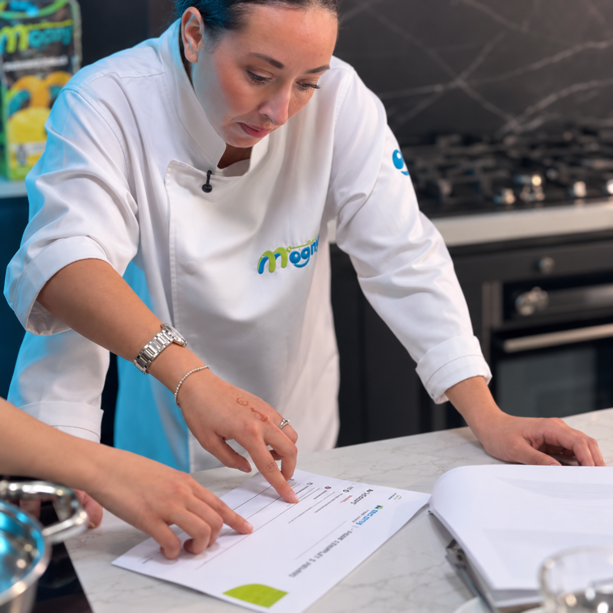 Chef Myriam Ettahri preparing